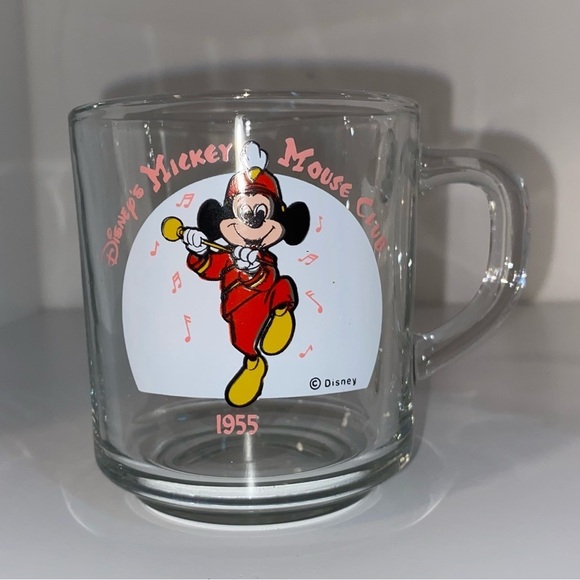 Disney’s 1955 Mickey Mouse Club Glass Cup - Picture 1 of 1